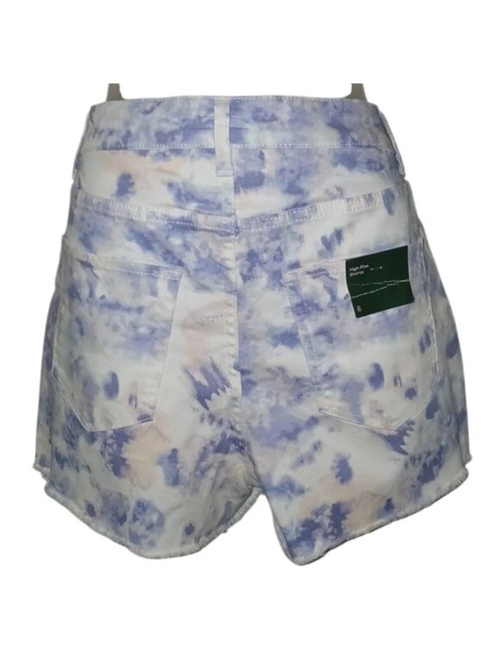 Wild Fable Purple Tie Dye High Waist Jean Shorts - Picture 6 of 8